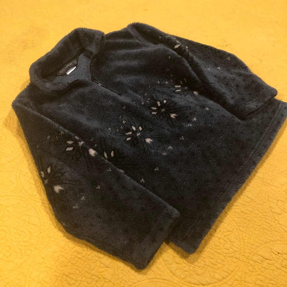 Kids Black Diamond half-zip pullover fleece